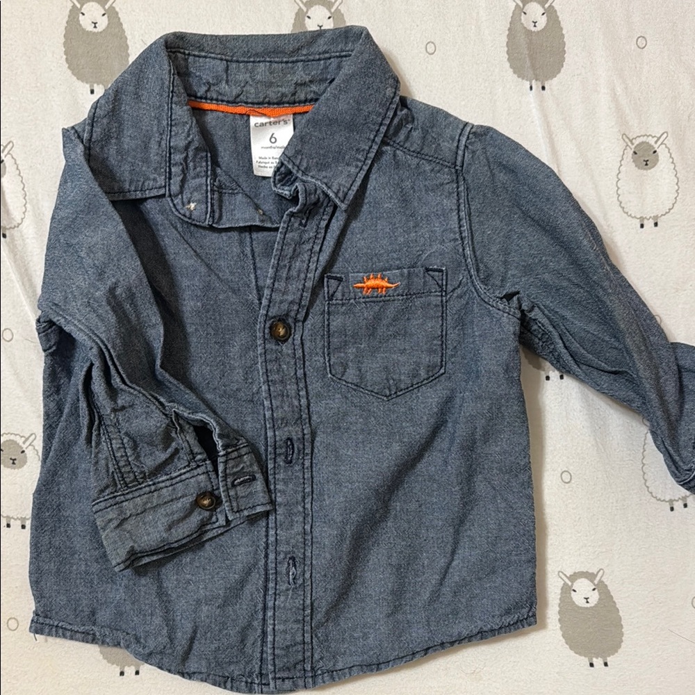 Carter's Dark Blue Kids Button Down Shirt